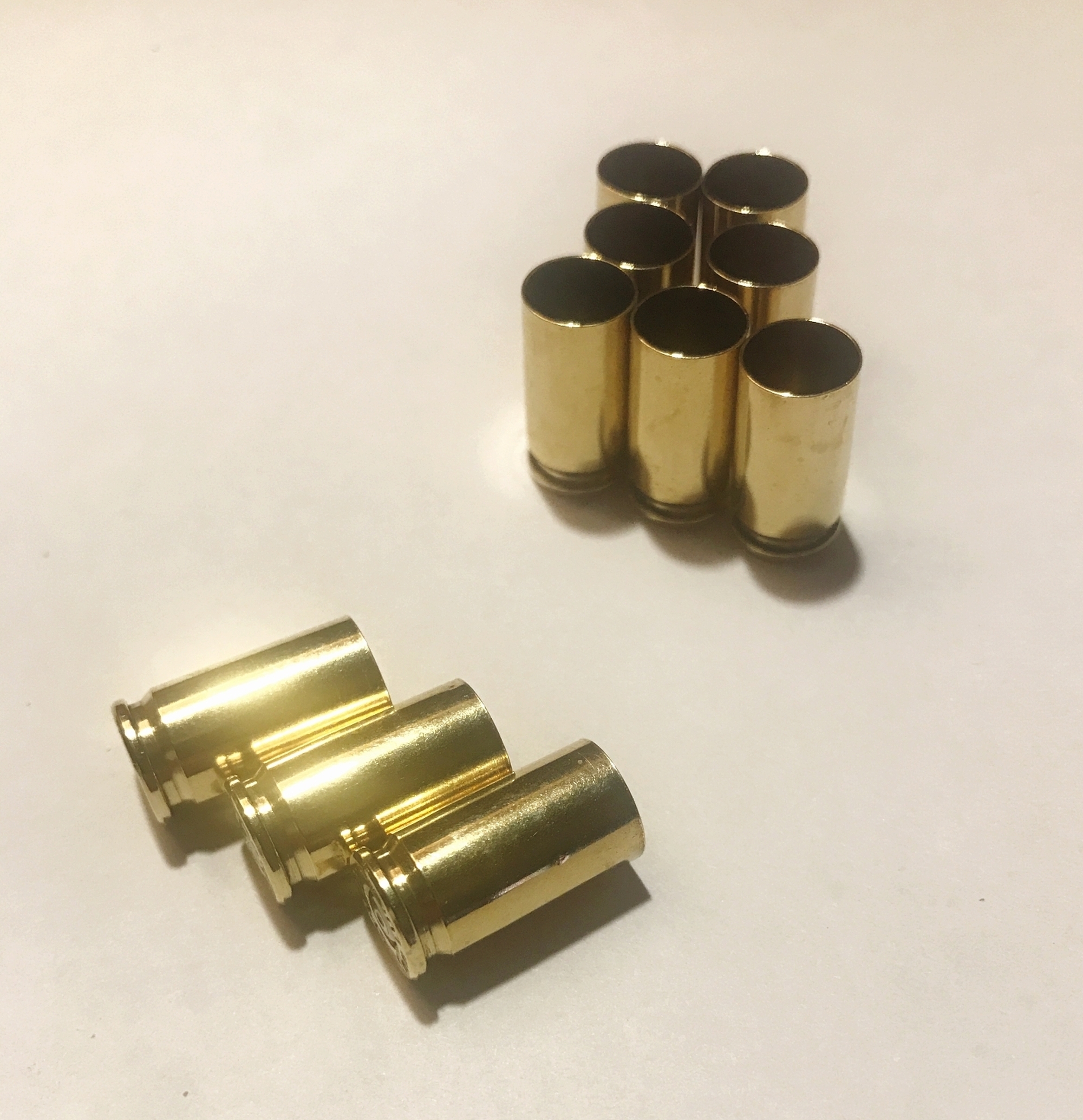 Polished Brass Cartridge Cases 9mm Luger / Parabellum / NATO